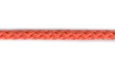 Pletená šňůra bez duše 2mm, šňůra PPV, Barva oranžová