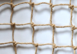 Jutová síť přírodní, šňůra 4mm 