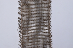 Jutový dekorační pásek hnědý šíře 8cm