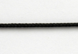 Šnúra PES pletená 1,5mm černá