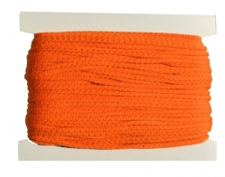 Bavlněná šňůra oranžová 4mm 