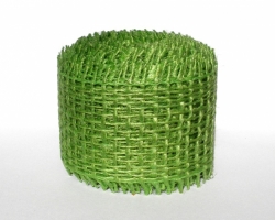 Jutový dekorační pásek zelený