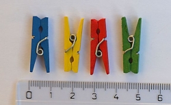 Kolíčky barevné 25mm 