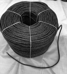 Polypropylénové lano plovoucí 8mm černé