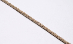 Lněná šňůra pletená s výplní 6mm