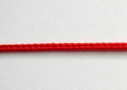 Šňůra PES pletená 1,5mm červená
