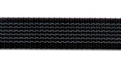 Výcvikový popruh protiskluzový s gumou, barva černá