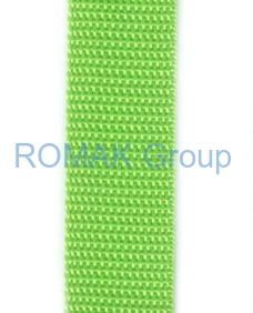 Popruh polypropylénový (PP)  šíře 40mm, Barva popruhu Zelená