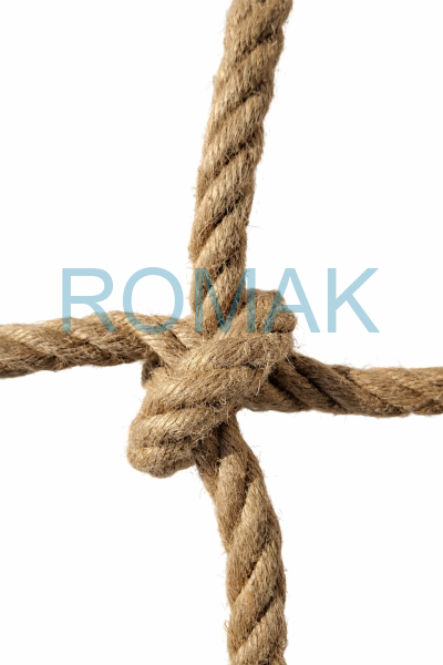 Síť jutová (s PP páskem) uzlovaná 